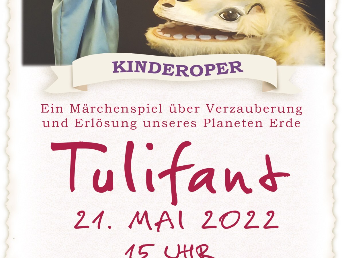 Tulifant – Plakatdesign für eine&nbsp;Kinderoper