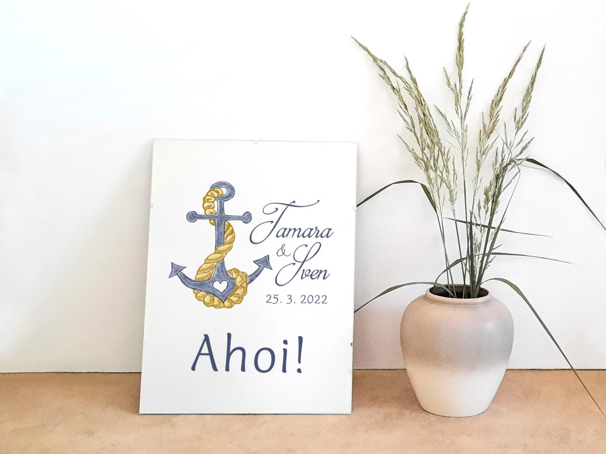 Hochzeitsdesign Anker